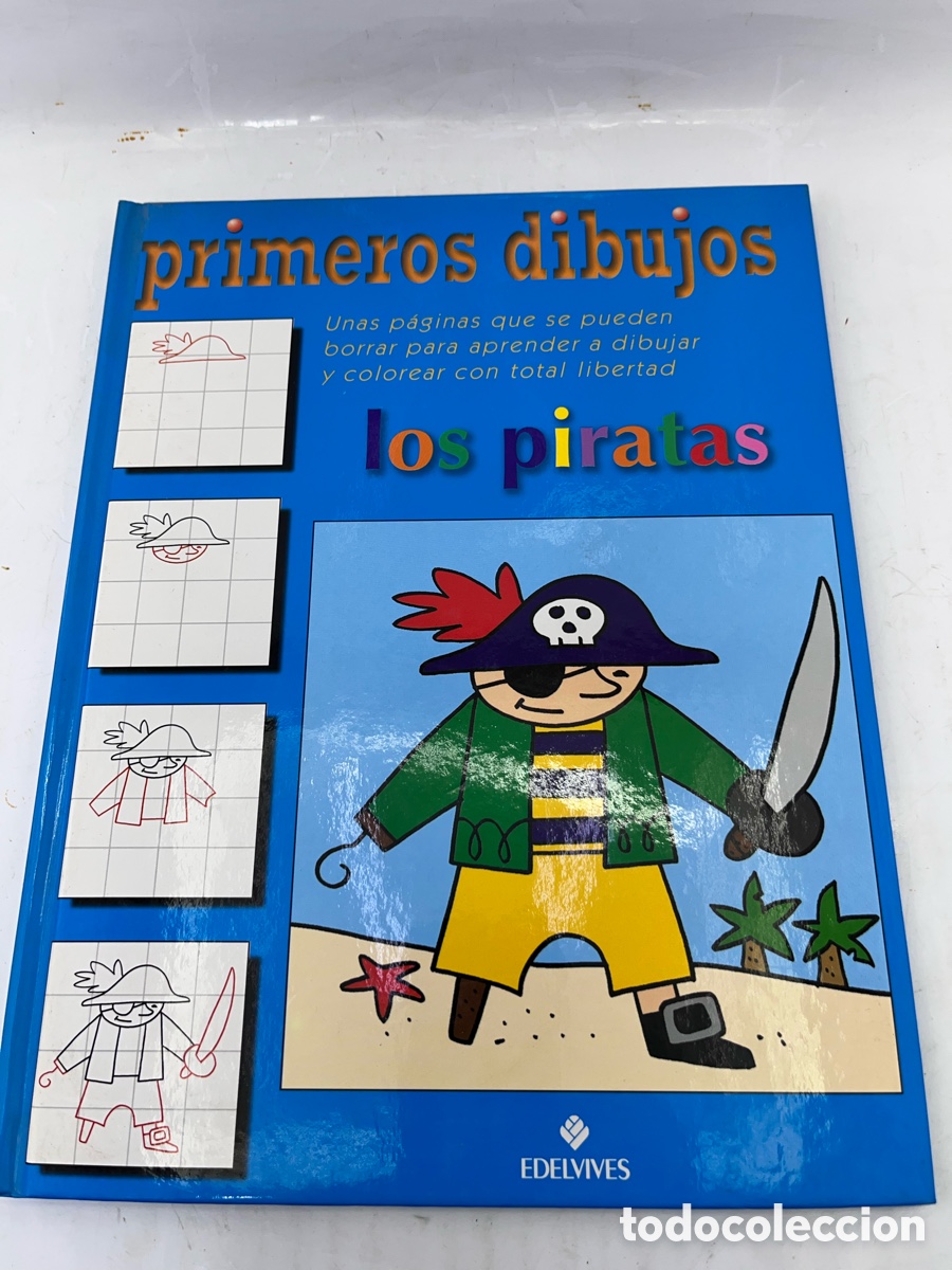Libros de segunda mano: PRIMEROS DIBUJOS. LOS PIRATAS - EDELVIVES - Foto 1