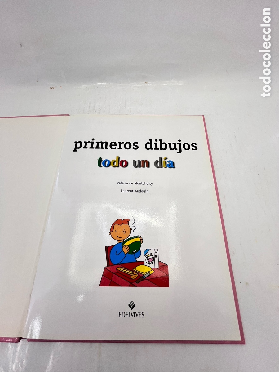 Libros de segunda mano: MIS PRIMEROS DIBUJOS, TODO UN DIA - edelvives - Foto 2