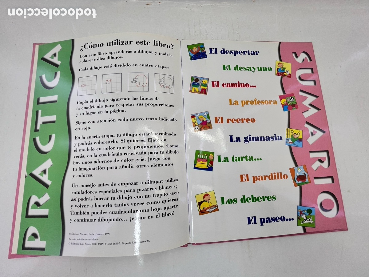 Libros de segunda mano: MIS PRIMEROS DIBUJOS, TODO UN DIA - edelvives - Foto 3