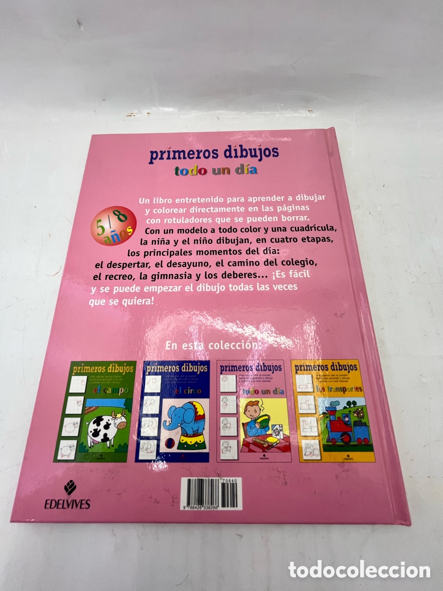 Libros de segunda mano: MIS PRIMEROS DIBUJOS, TODO UN DIA - edelvives - Foto 8