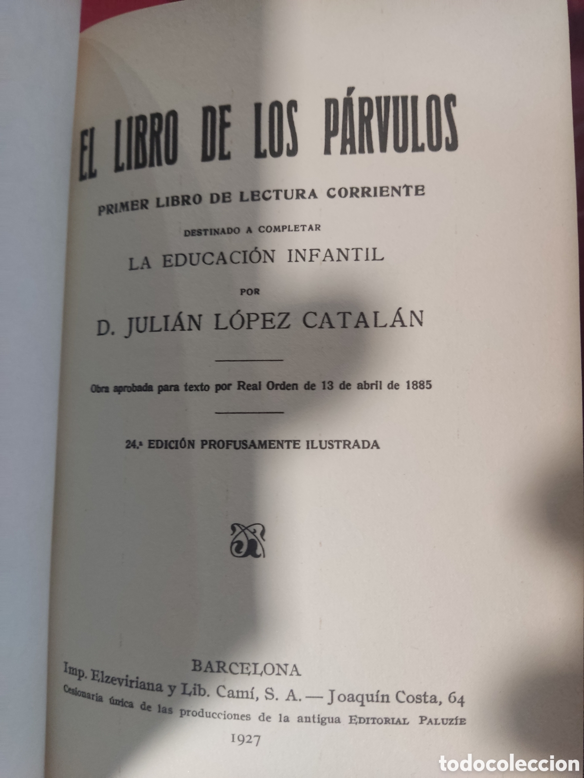 Libros de segunda mano: El libro de los p&aacute;rvulos ( edici&oacute;n facs&iacute;mil ) - Foto 3