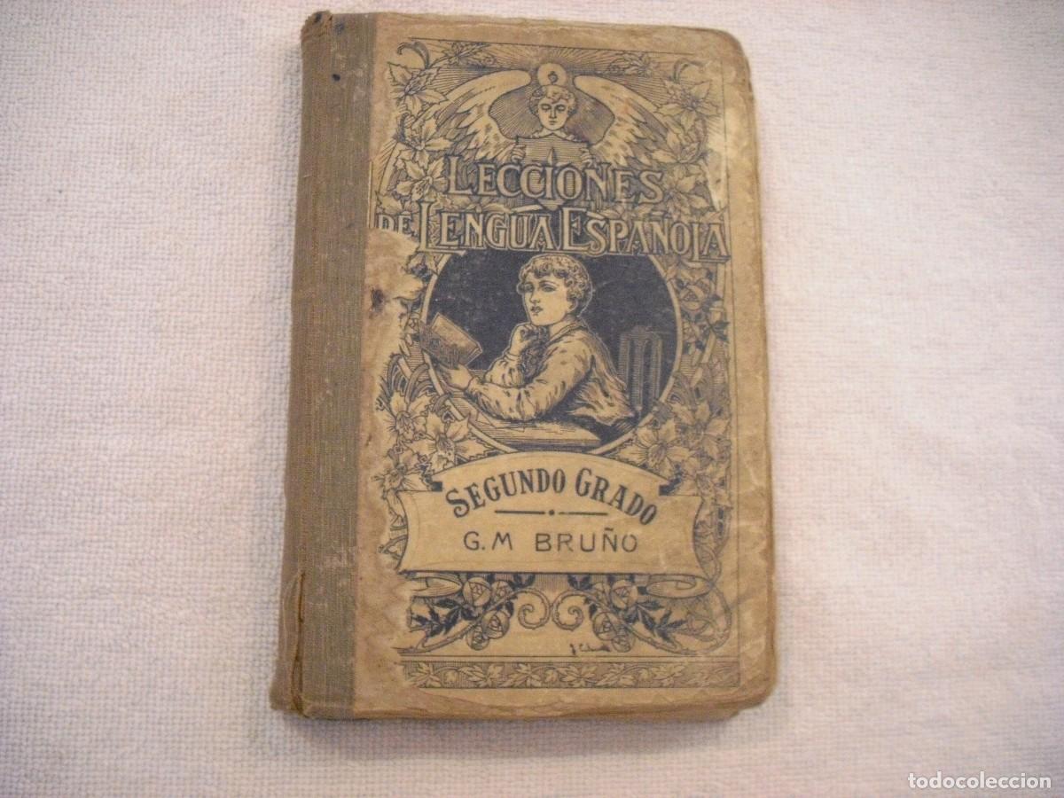 Libros de segunda mano: LECCIONES DE LENGUA ESPA&Ntilde;OLA , SEGUNDO GRADO . BRU&Ntilde;O - Foto 1
