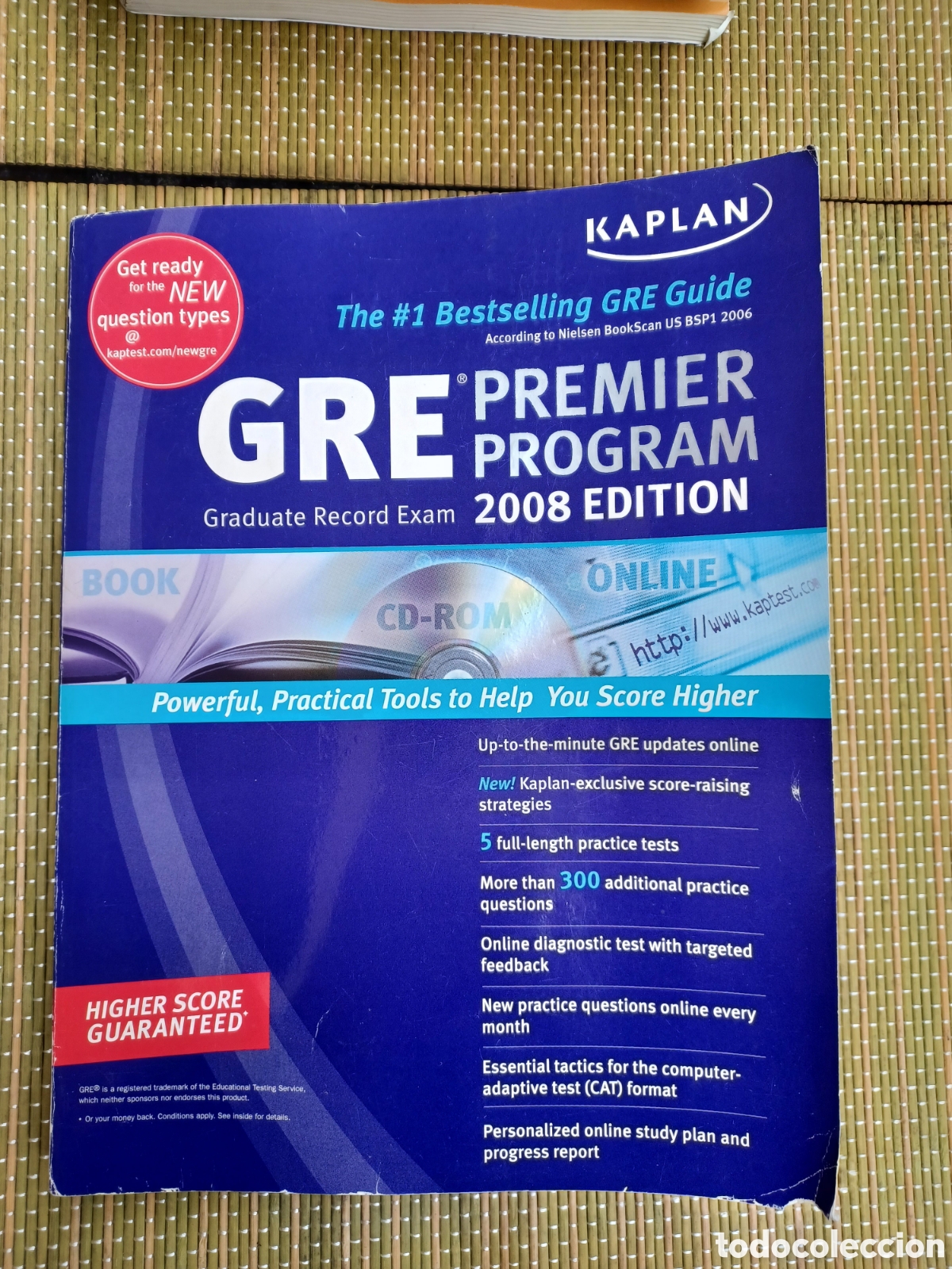 Libros de segunda mano: Kaplan GRE Exam 2008 Premier Program con CD - Foto 1