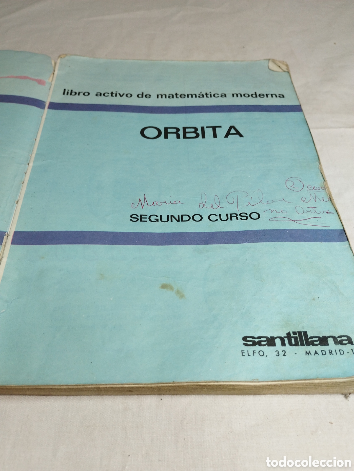 Libros de segunda mano: &Oacute;rbita. Matem&aacute;ticas segundo curso. Editorial Santillana, 1970 - Foto 2