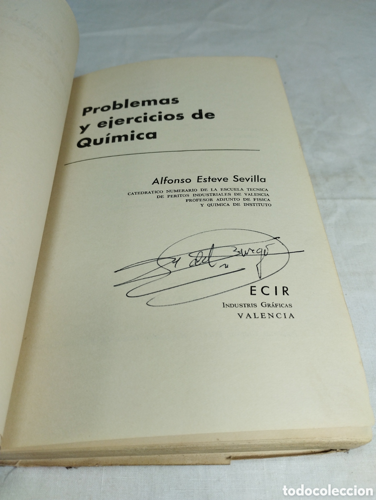 Libros de segunda mano: Problemas y ejercicios de qu&iacute;mica. ECIR, 1963 - Foto 2