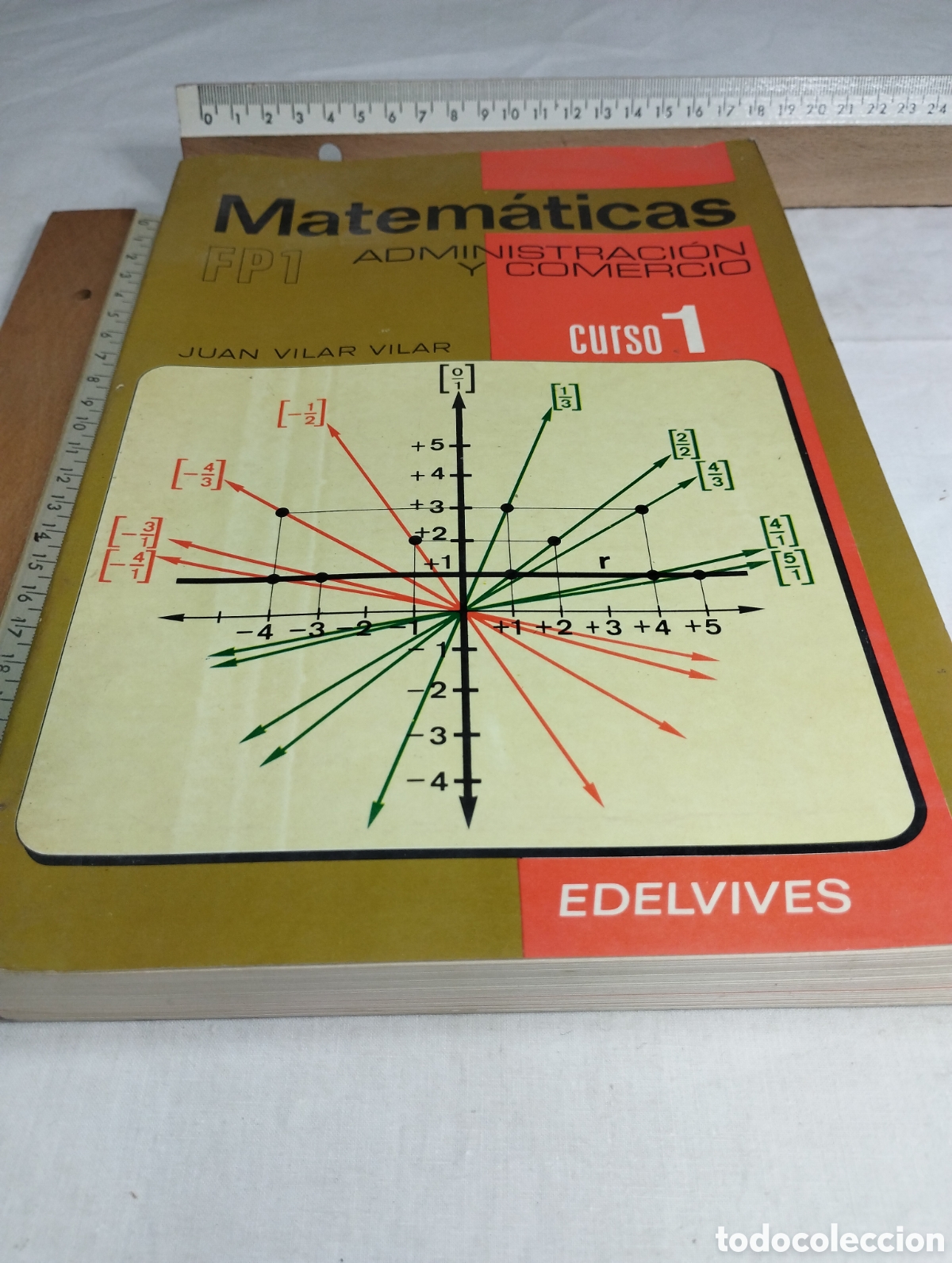 Libros de segunda mano: Matem&aacute;ticas FP1 administraci&oacute;n y comercio. Edelvives, 1975 - Foto 1