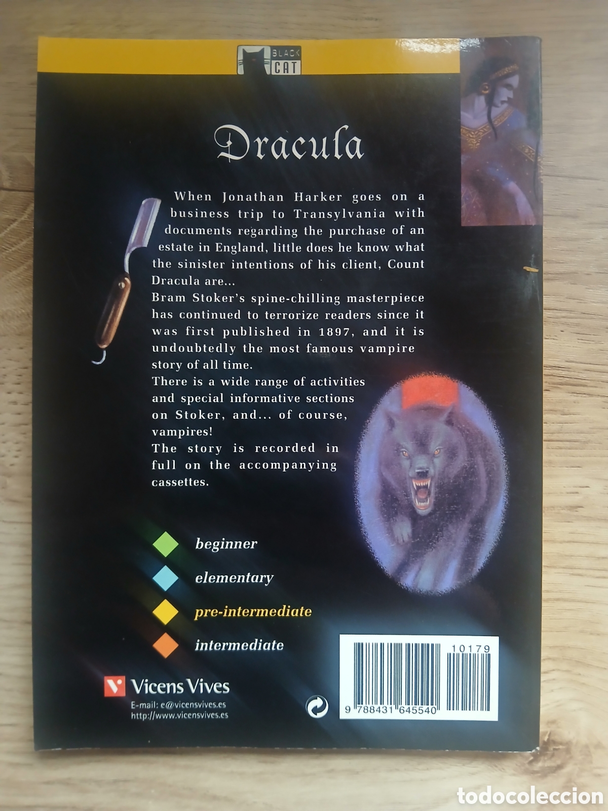 Libros de segunda mano: Dracula. Book NO cd (Black Cat. Reading and Training) - Foto 2