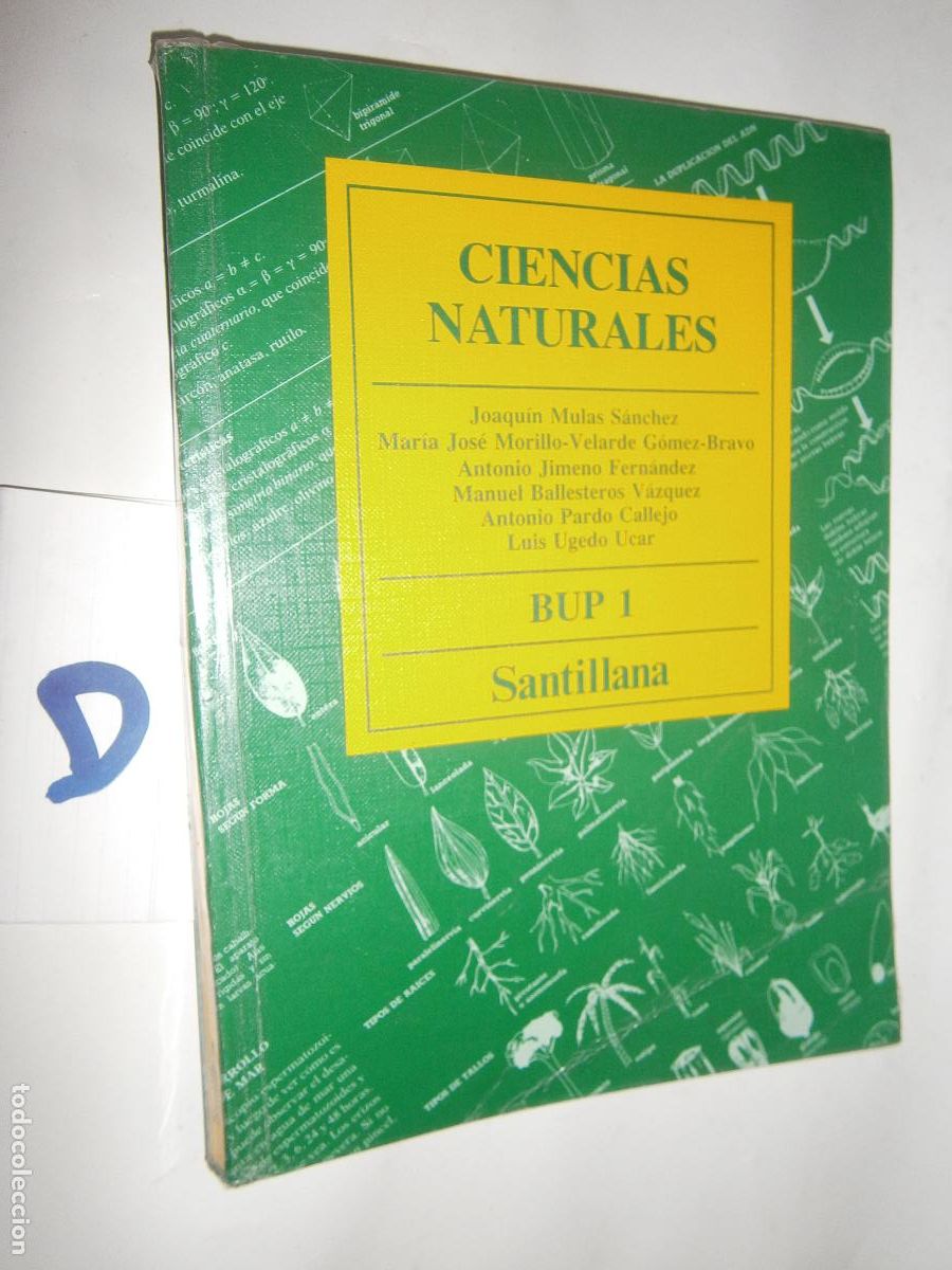 Libros de segunda mano: ANTIGUO LIBRO DE TEXTO - CIENCIAS NATURALES 1&ordm; BUP - Foto 1