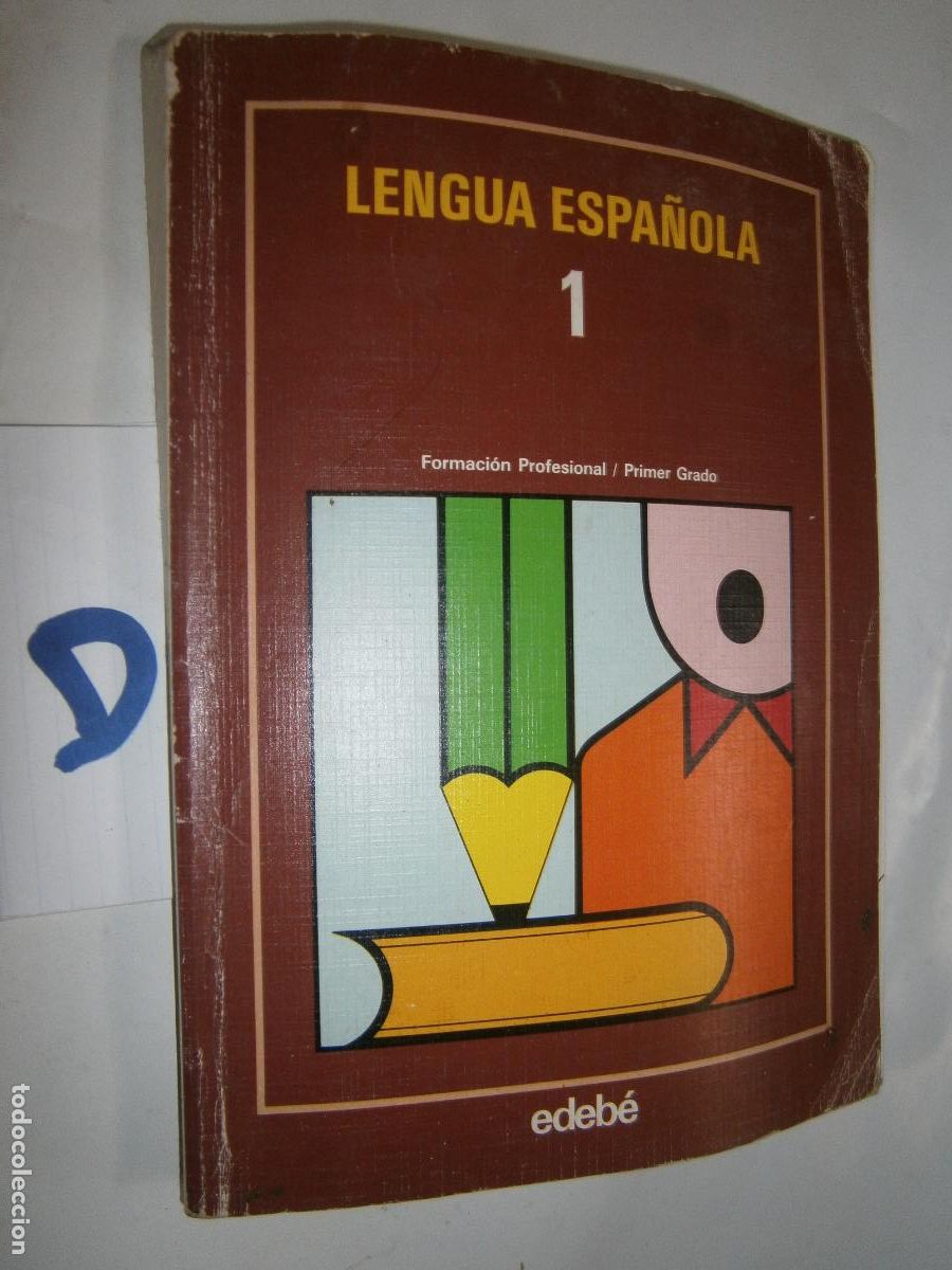 Libros de segunda mano: ANTIGUO LIBRO DE TEXTO - LENGUA ESPA&Ntilde;OLA 1&ordm; - Foto 1
