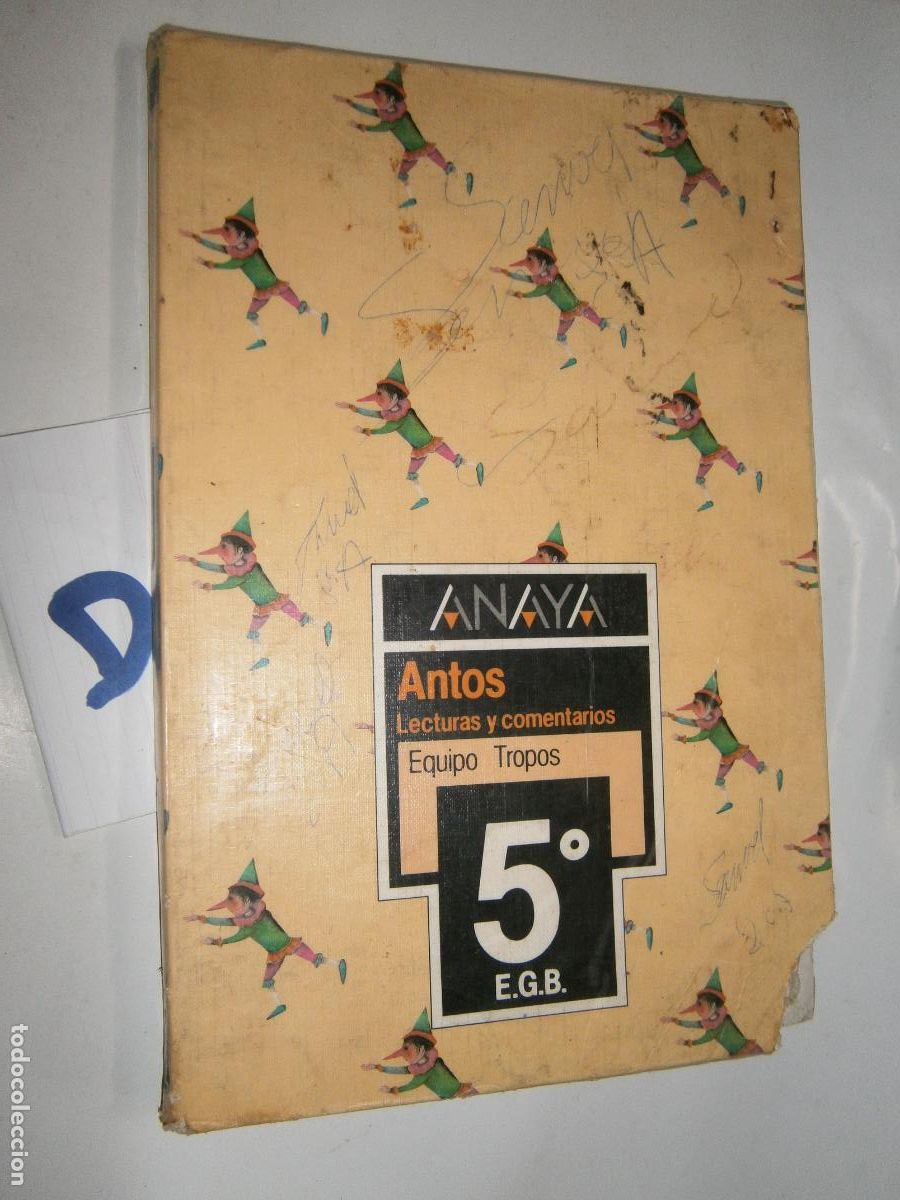 Libros de segunda mano: ANTIGUO LIBRO DE TEXTO - LECTURAS Y COMENTARIOS 5&ordm; - Foto 1