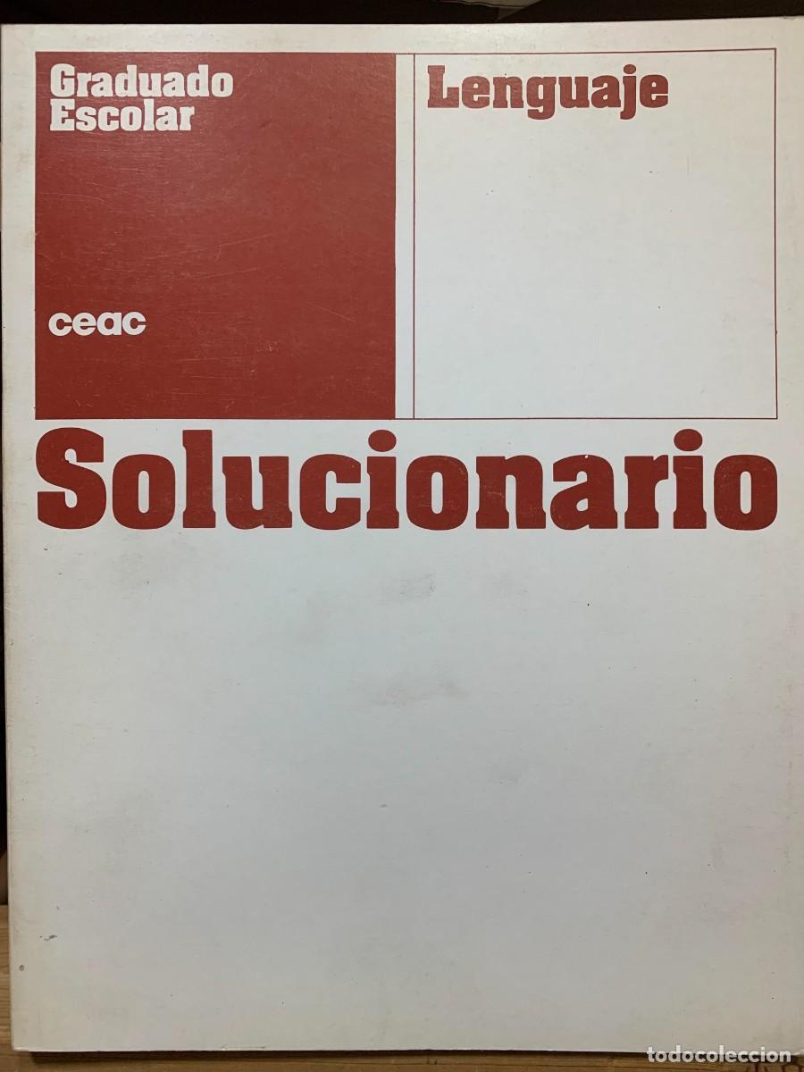 Gebrauchte B&uuml;cher: SOLUCIONARIO Lenguaje GRADUADO ESCOLAR ceac