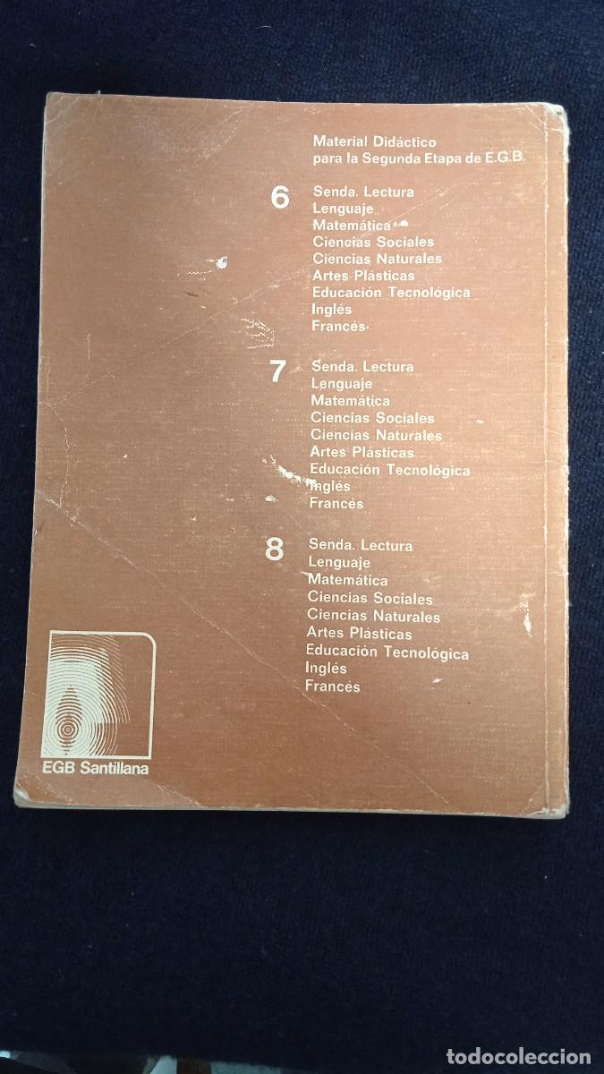 Libros de segunda mano: Senda 7 - EGB Santillana. - Foto 2