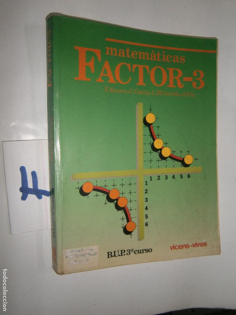 Libros de segunda mano: ANTIGUO LIBRO DE TEXTO - MATEMATICAS 3&ordm; BUP - Foto 1