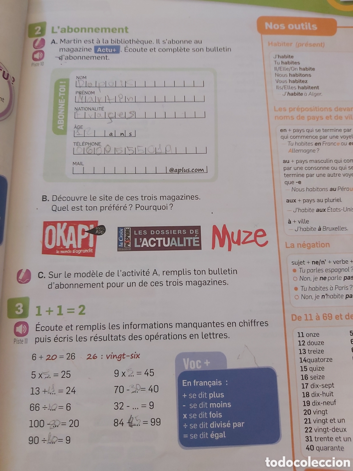 Libros de segunda mano: QUELA LIBRO. A PLUS 1 FRANCES + CD EDEB&Eacute; 2015 - Foto 6