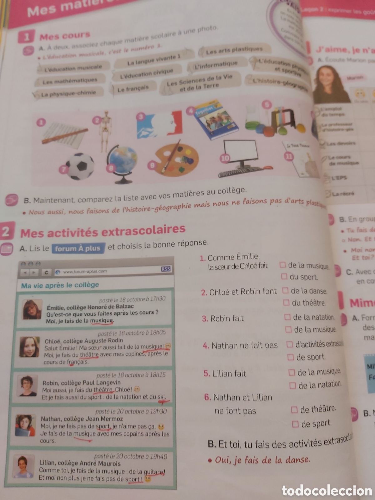 Libros de segunda mano: QUELA LIBRO. A PLUS 1 FRANCES + CD EDEB&Eacute; 2015 - Foto 8