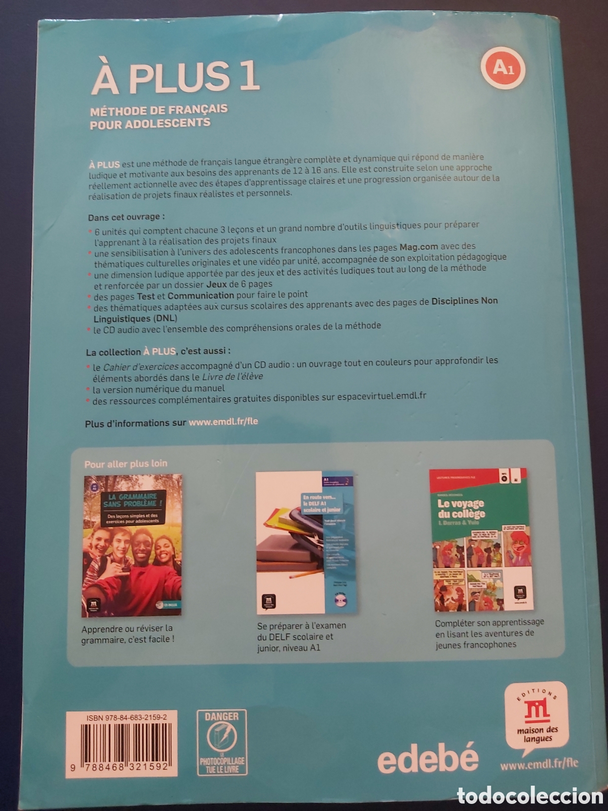 Libros de segunda mano: QUELA LIBRO. A PLUS 1 FRANCES + CD EDEB&Eacute; 2015 - Foto 11