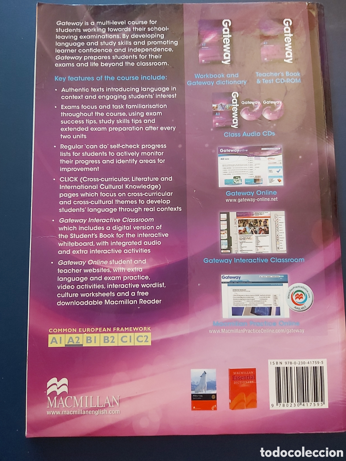 Libros de segunda mano: QUELA LIBRO. STUDENTS BOOK + WORKBOOK A2 GATEWAY MACMILLAN 2011 - Foto 15