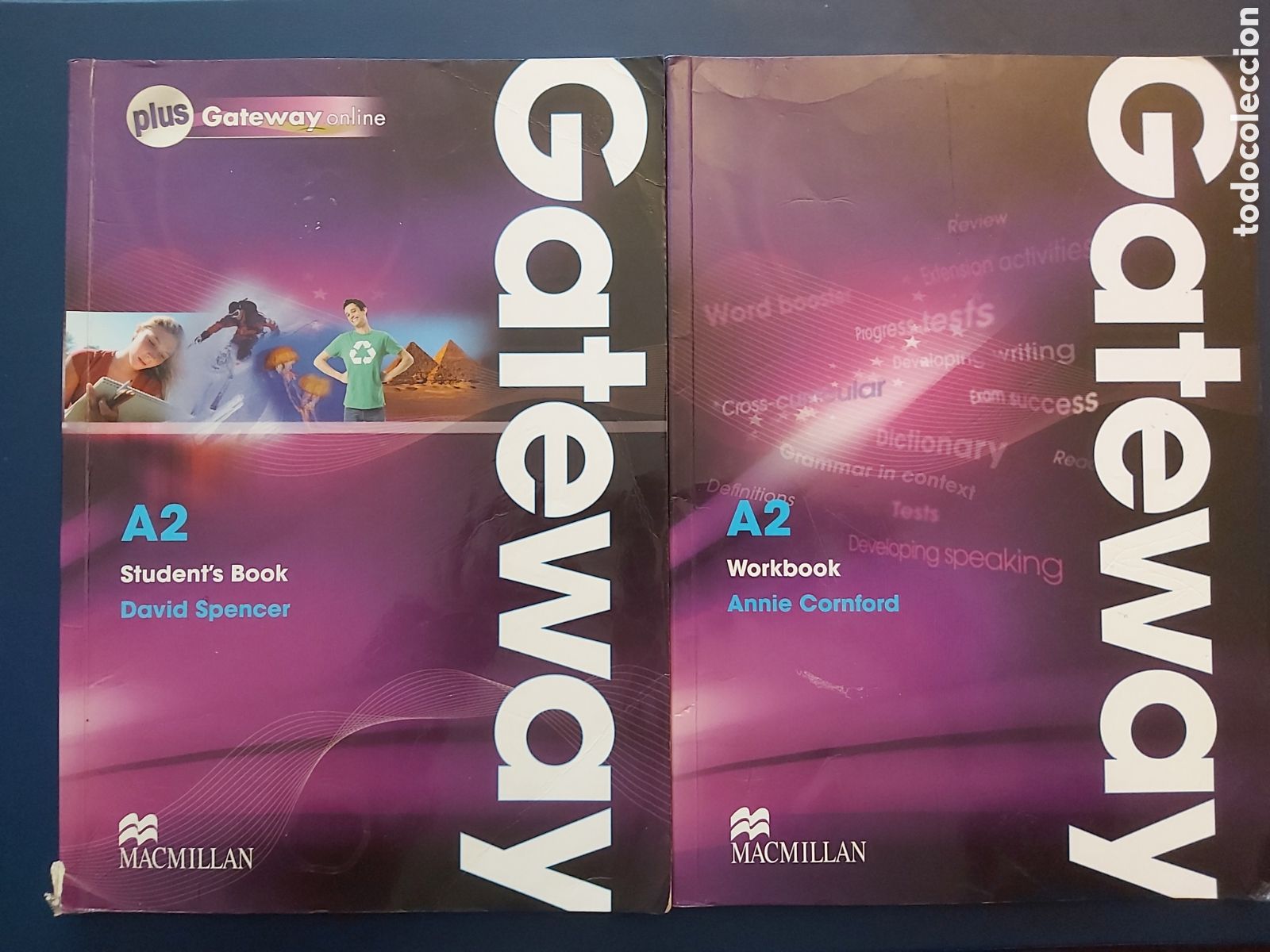 Libros de segunda mano: QUELA LIBRO. STUDENTS BOOK + WORKBOOK A2 GATEWAY MACMILLAN 2011 - Foto 1