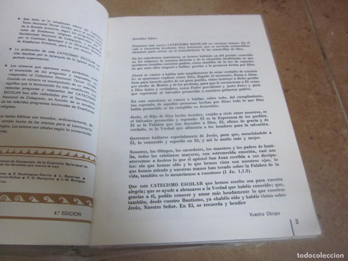 Libros de segunda mano: CATECISMO ESCOLAR 6 - COMISION EPISCOPAL DE ENSE&Ntilde;ANZA 1974 - Foto 3