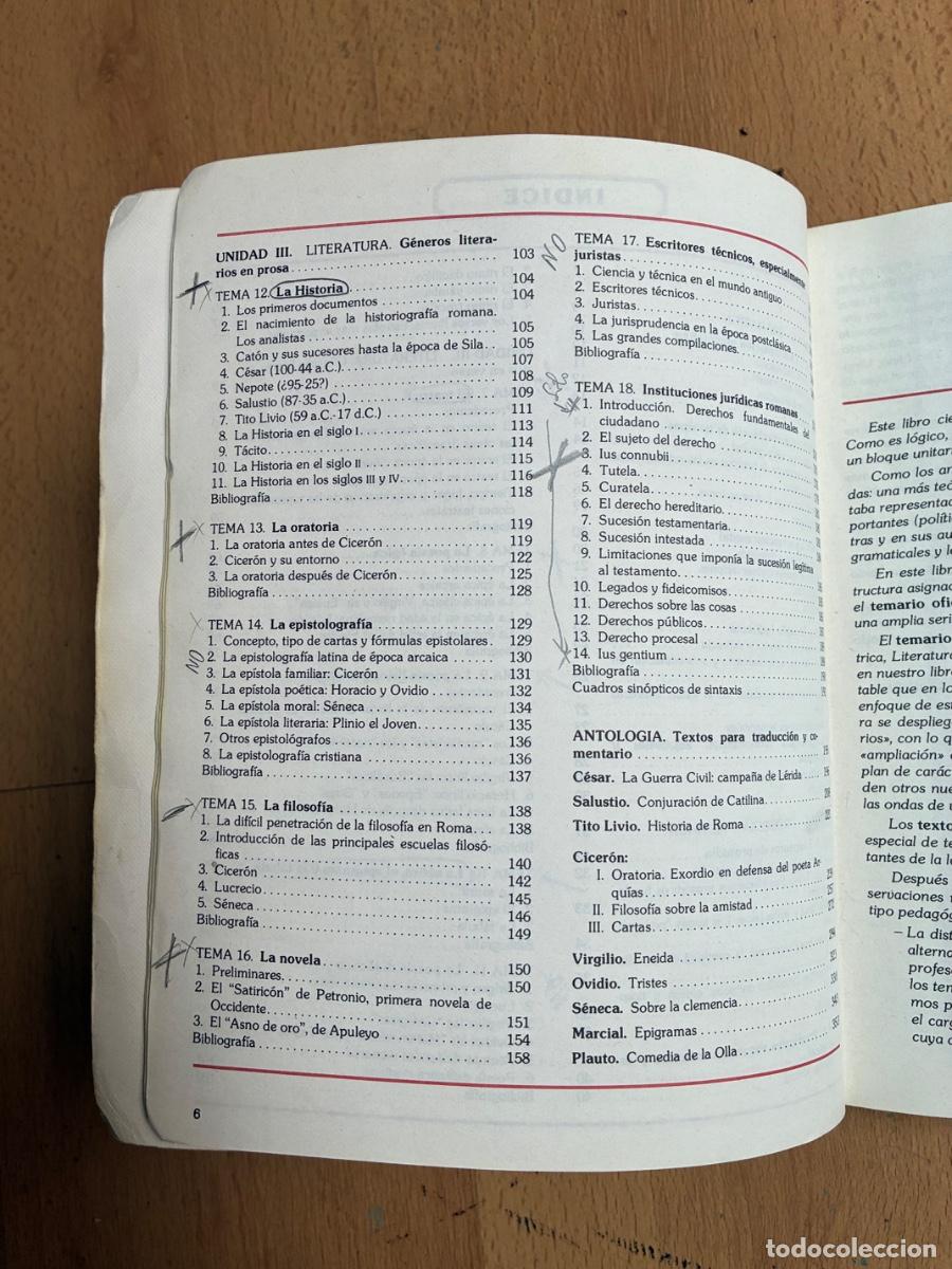 Libros de segunda mano: LATIN A.Holgado, C.Morcillo, COU SANTILLANA - Foto 6