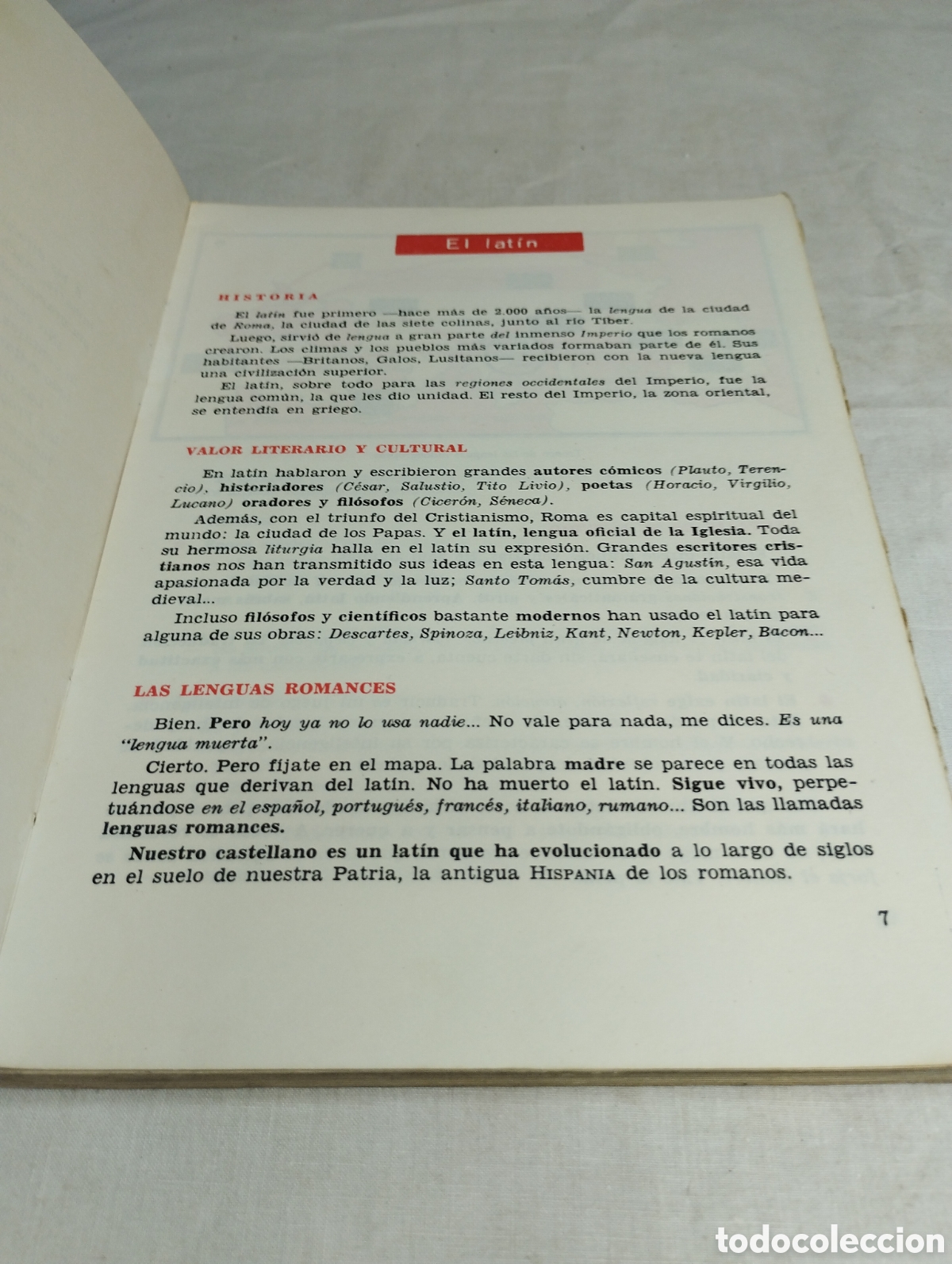 Libros de segunda mano: Gram&aacute;tica latina. F.G. del R&iacute;o. - Foto 2
