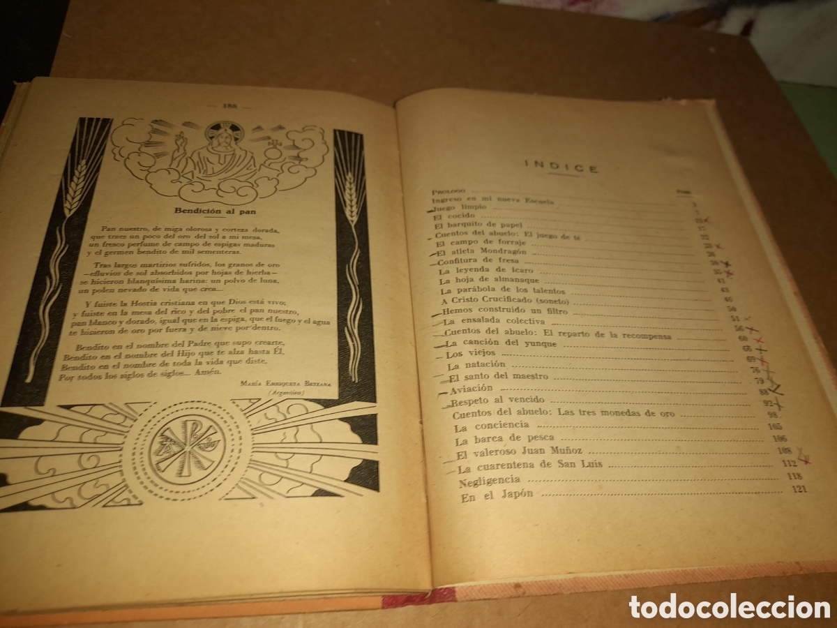 Libros de segunda mano: Nuevas lectures de chicos,a&ntilde;o1953 libro escolar - Foto 10