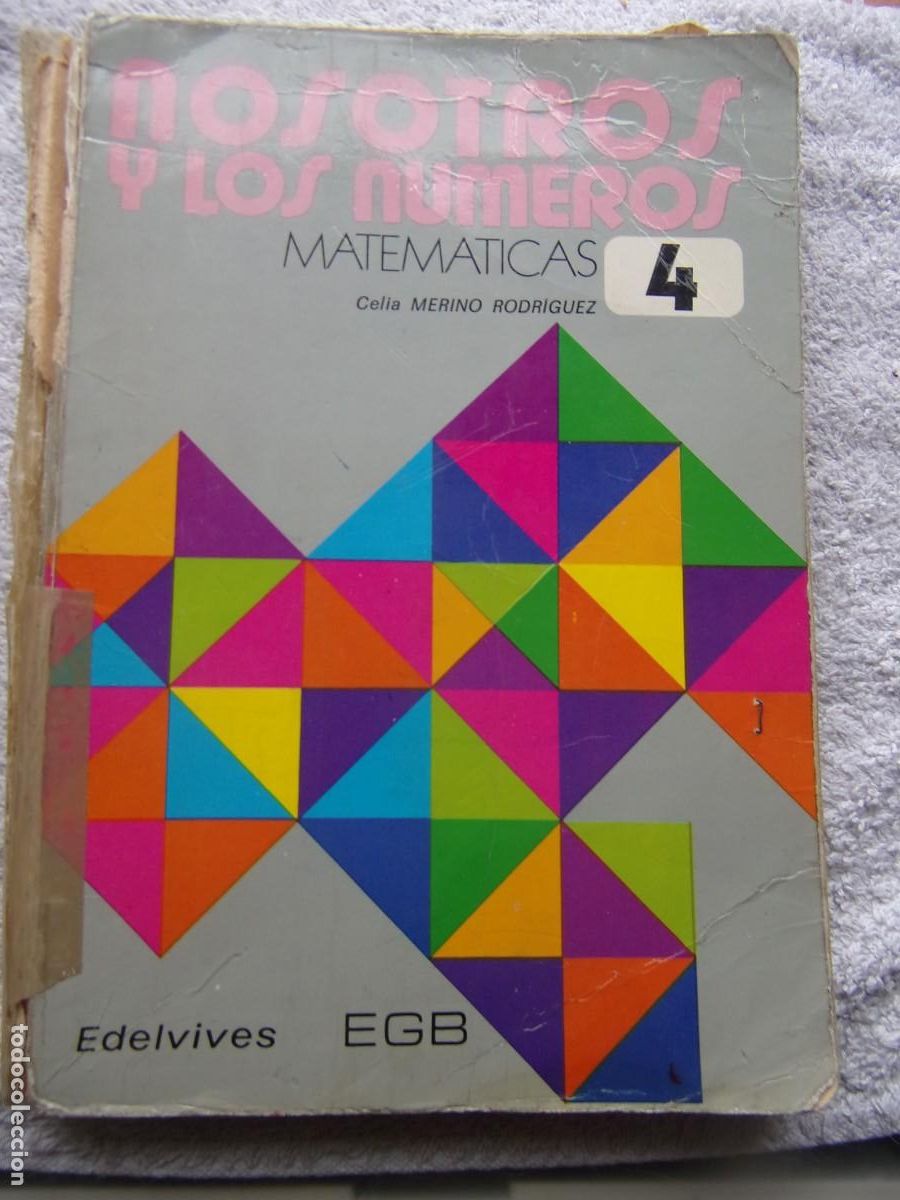 Libros de segunda mano: Nosotros y los n&uacute;meros Matematicas 4&ordm; EGB 1971 Editorial Edelvives - Foto 1