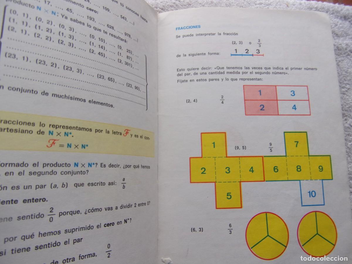 Libros de segunda mano: Nosotros y los n&uacute;meros Matematicas 4&ordm; EGB 1971 Editorial Edelvives - Foto 2