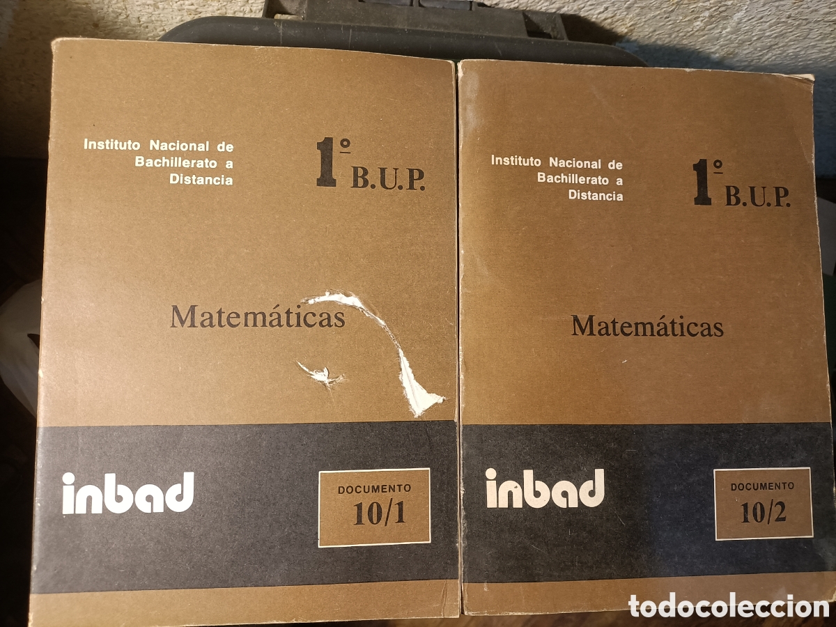 Libros de segunda mano: MATEMATICAS 1&ordm; B.U.P. (INBAD) - Foto 1