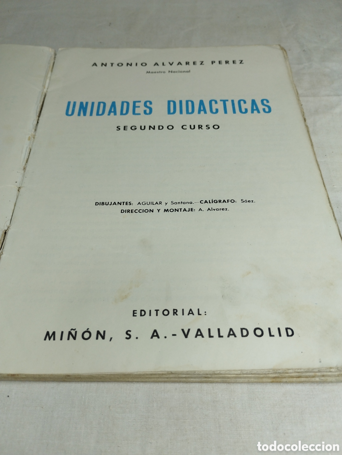 Libros de segunda mano: Unidades did&aacute;cticas. &Aacute;lvarez, ,1966 - Foto 2