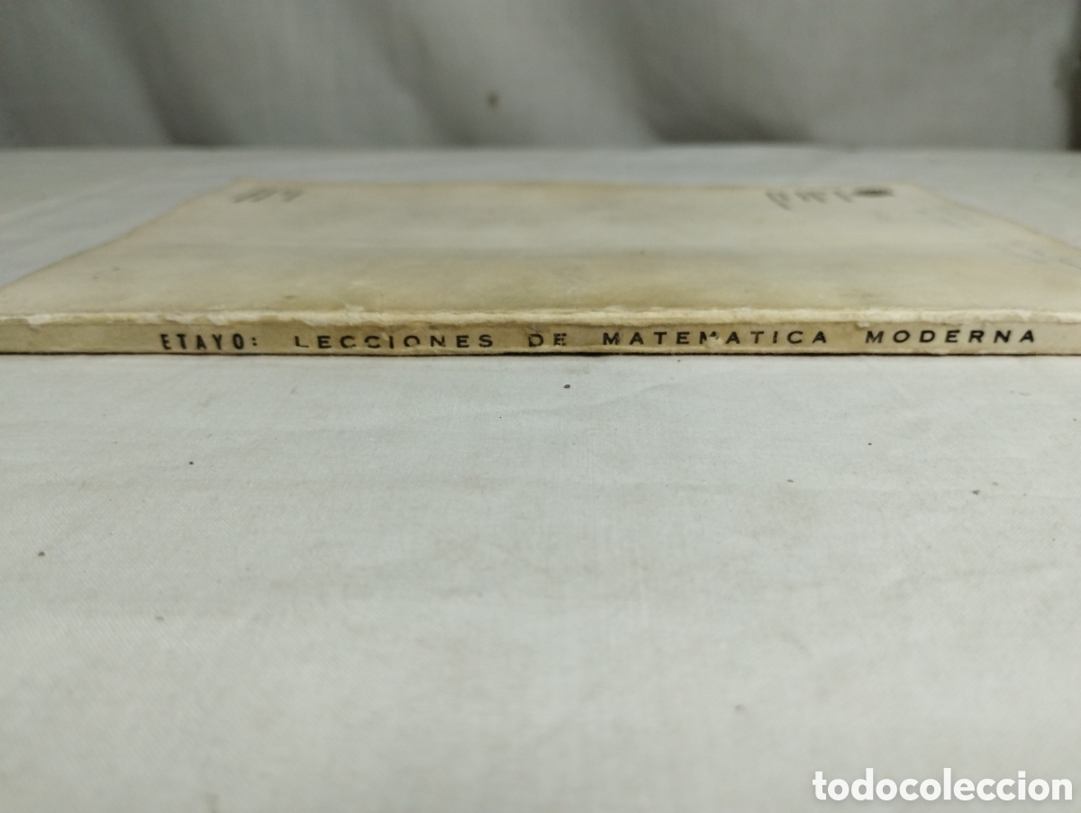 Libros de segunda mano: Lecciones de matem&aacute;tica moderna. Jos&eacute; Javier Etayo, 1965 - Foto 3