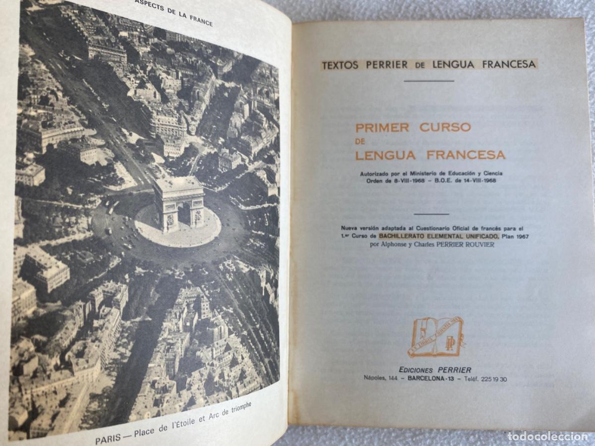 Libros de segunda mano: Lengua francesa. Perrier. Primer curso bachillerato - Foto 4