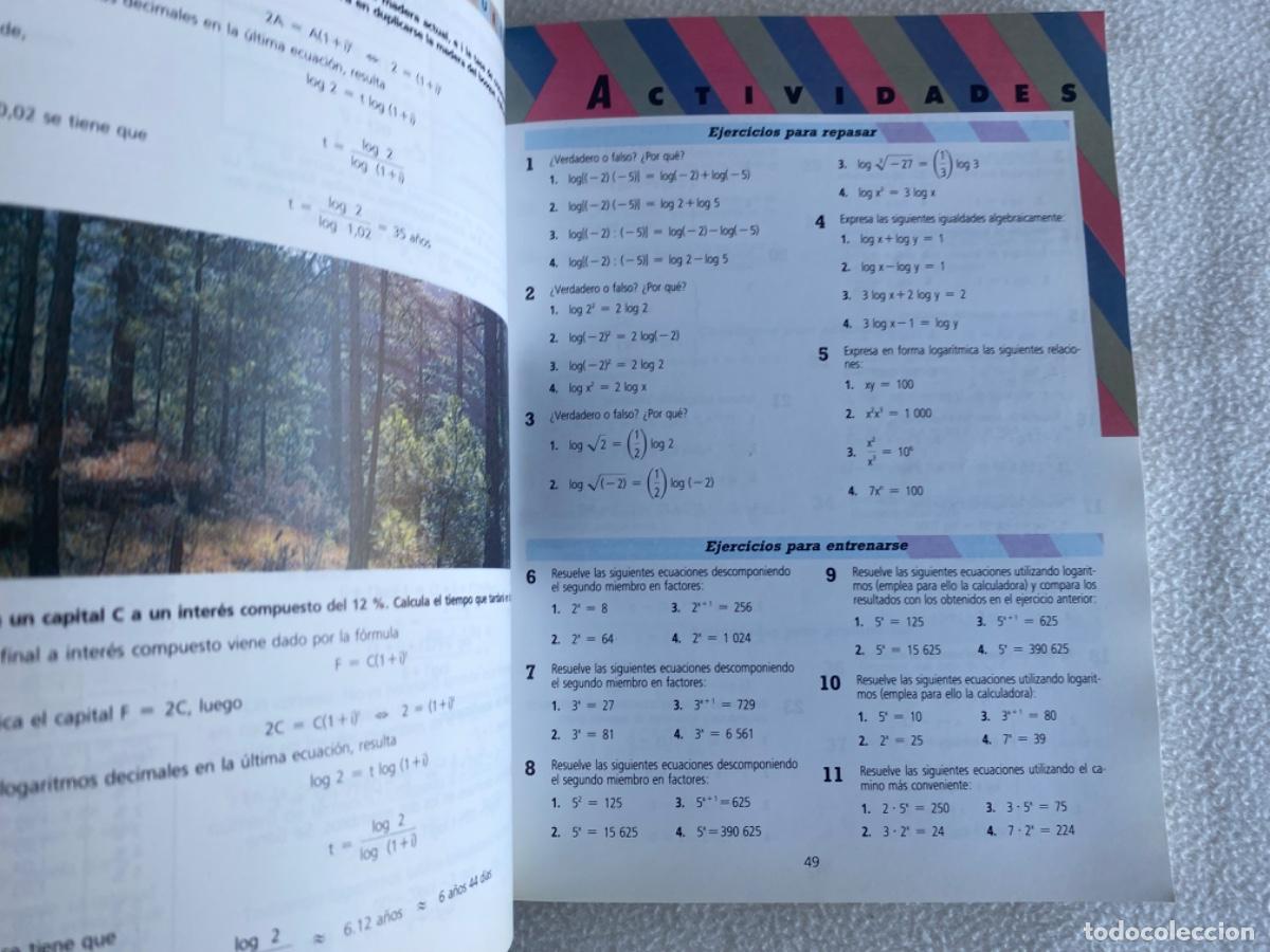 Libros de segunda mano: MATEM&Aacute;TICAS ALGORITMO 2 2&ordm; BUP B.U.P. SM - Foto 5
