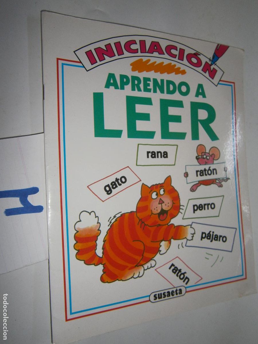 Libros de segunda mano: ANTIGUO LIBRO DE TEXTO - INICIACION APRENDO A LEER - Foto 1