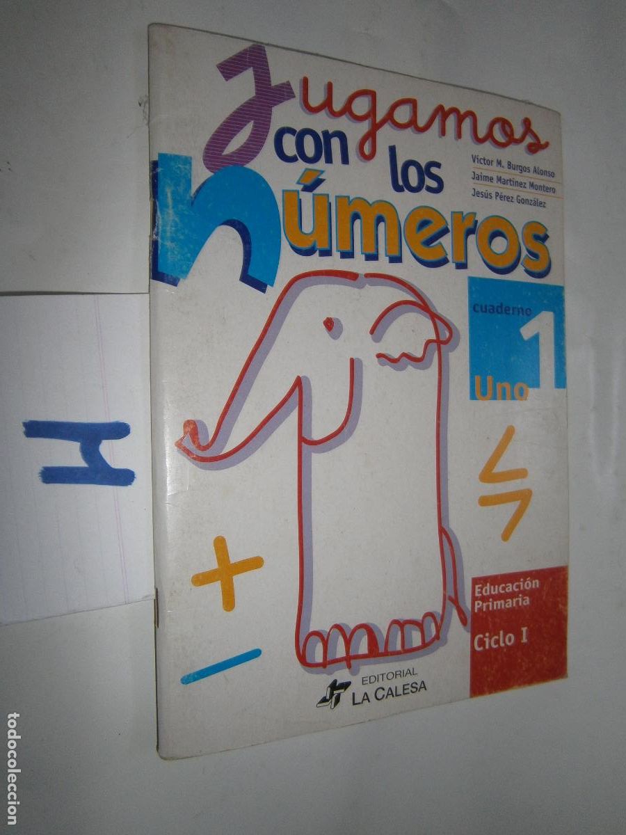Libros de segunda mano: ANTIGUO LIBRO DE TEXTO - JUGAMOS CON LOS NUMEROS - Foto 1