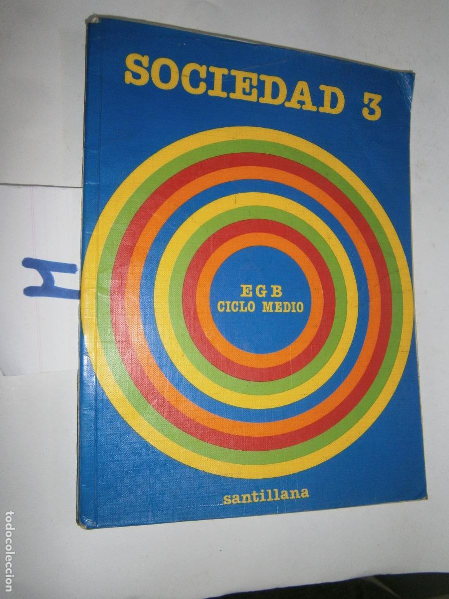 Libros de segunda mano: ANTIGUO LIBRO DE TEXTO - SOCIEDAD 3&ordm; EGB - Foto 1