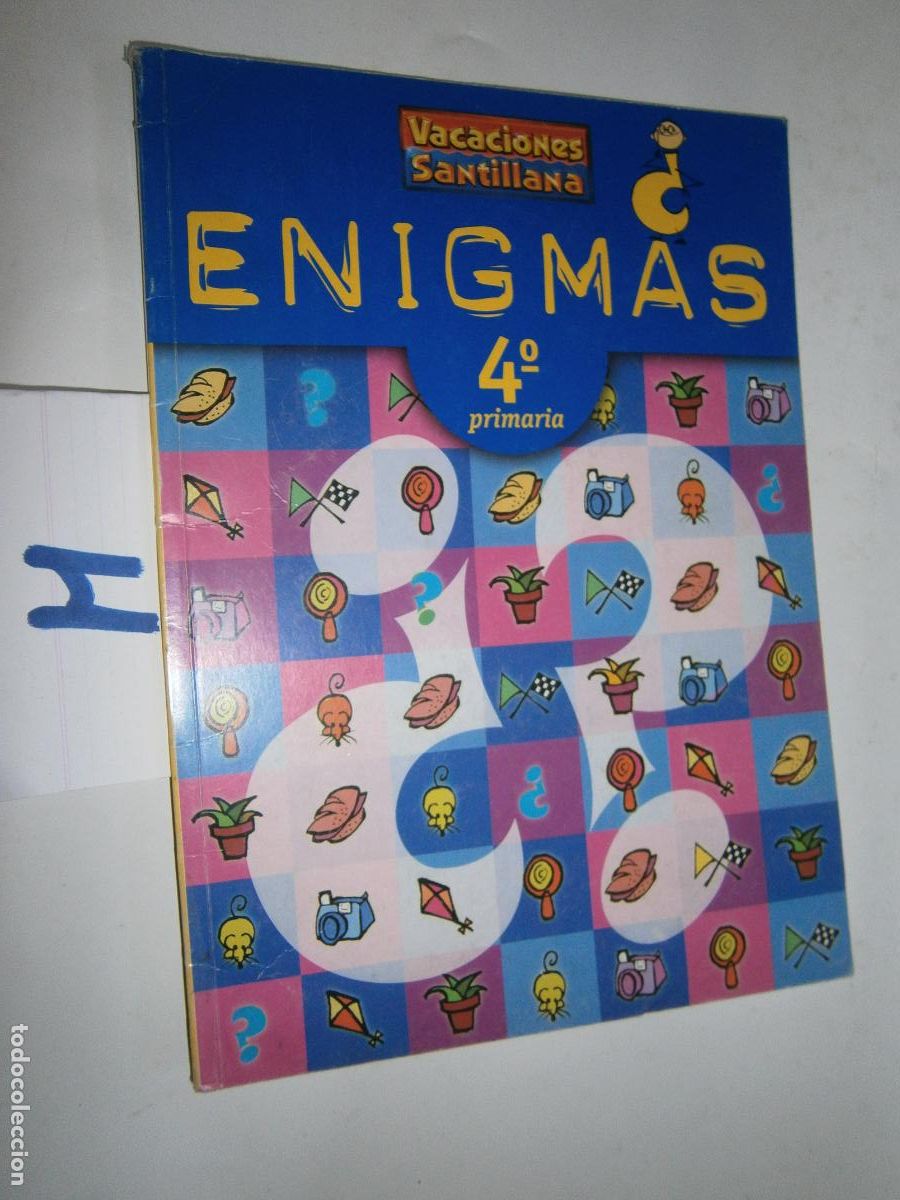 Libros de segunda mano: ANTIGUO LIBRO DE TEXTO - ENIGMAS - Foto 1