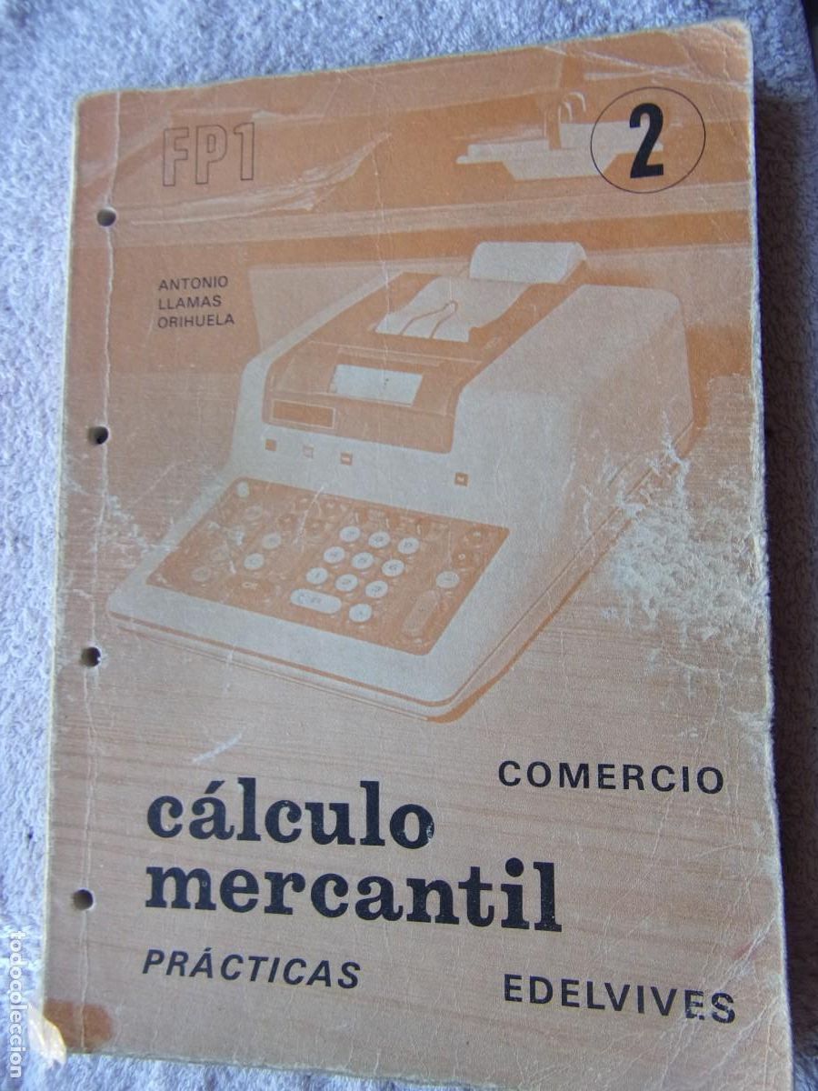 Libros de segunda mano: c&aacute;lculo mercantil pr&agrave;cticas comercio 2 edelvives - Foto 1