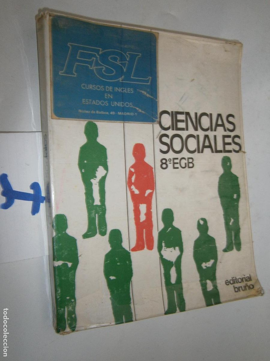 Libros de segunda mano: ANTIGUO LIBRO DE TEXTO - CIENCIAS SOCIALES 8&ordm; EGB - Foto 1