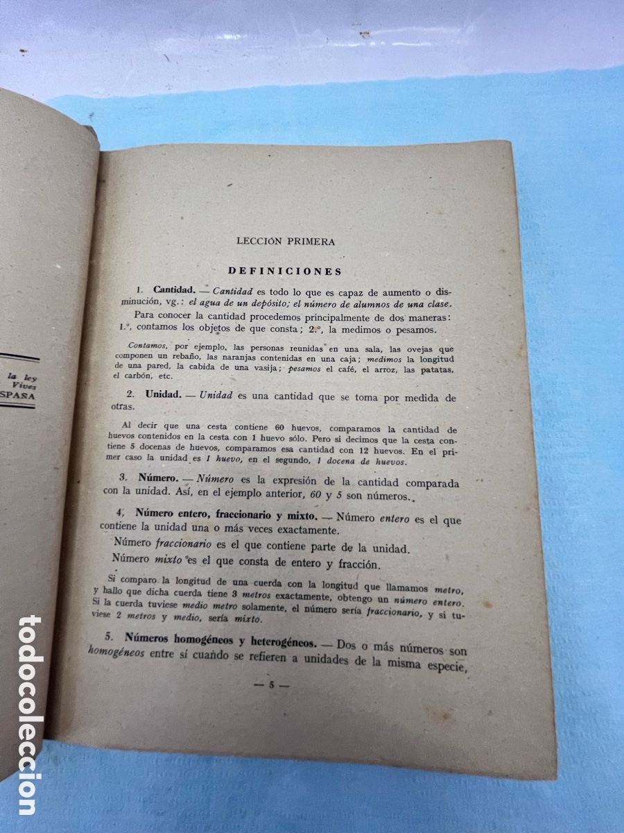 Libros de segunda mano: ARITM&Eacute;TICA SEGUNDO GRADO - 1946 - Foto 5