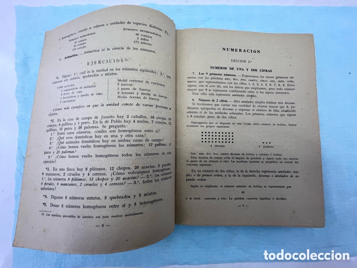 Libros de segunda mano: ARITM&Eacute;TICA SEGUNDO GRADO - 1946 - Foto 6