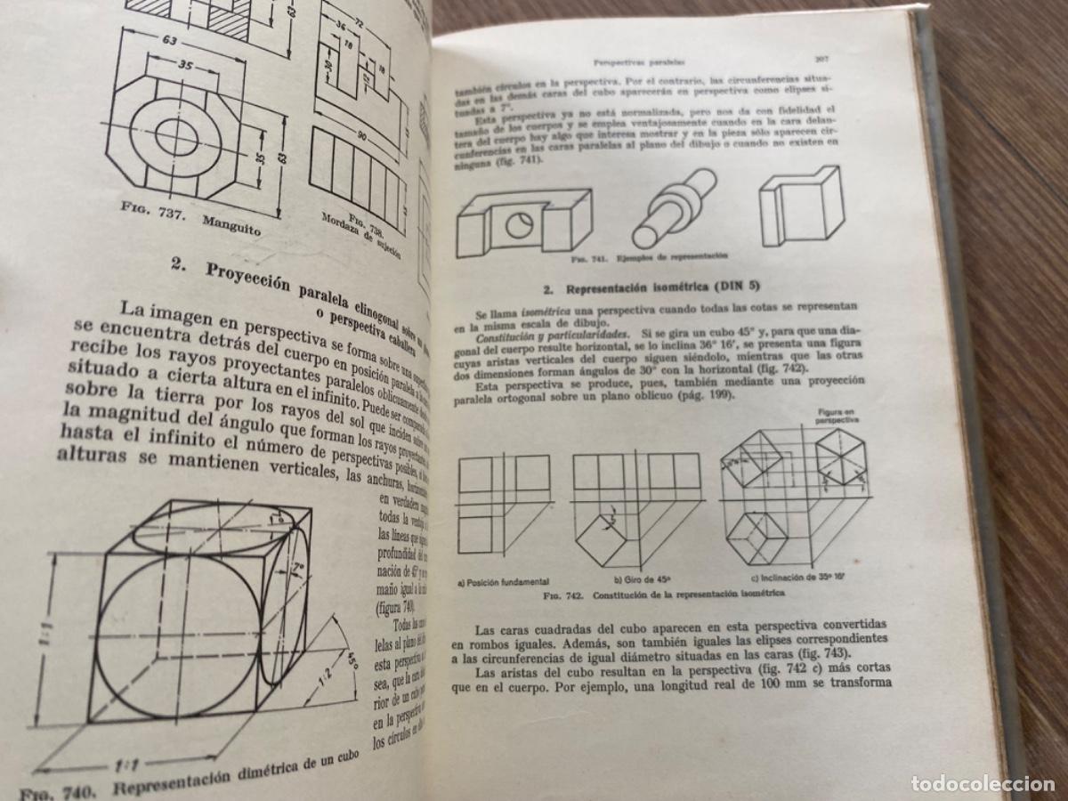 Libros de segunda mano: DIBUJO T&Eacute;CNICO Albert Bachmann y Rochard Forberg Ed. Labor - Foto 4