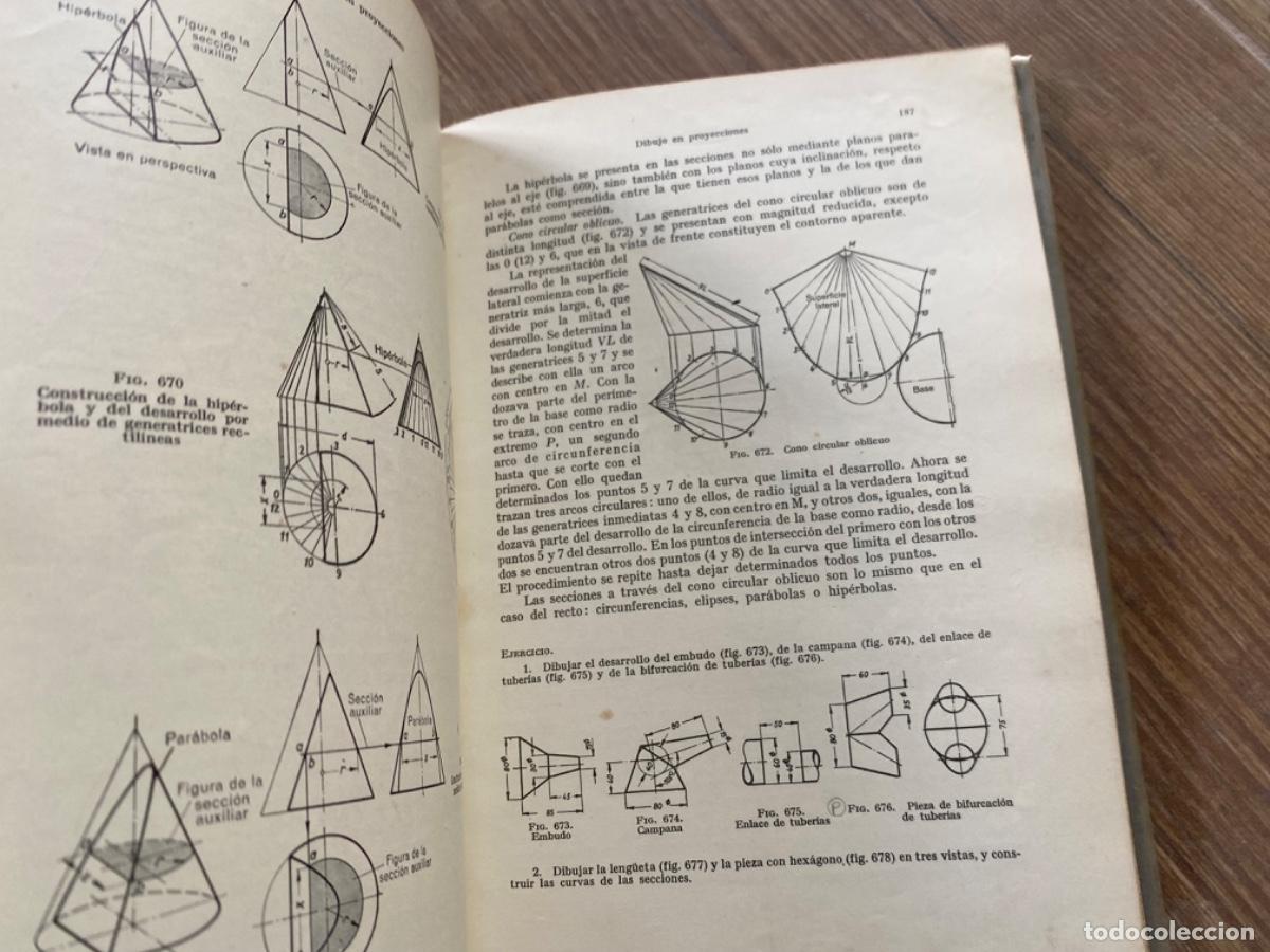 Libros de segunda mano: DIBUJO T&Eacute;CNICO Albert Bachmann y Rochard Forberg Ed. Labor - Foto 6