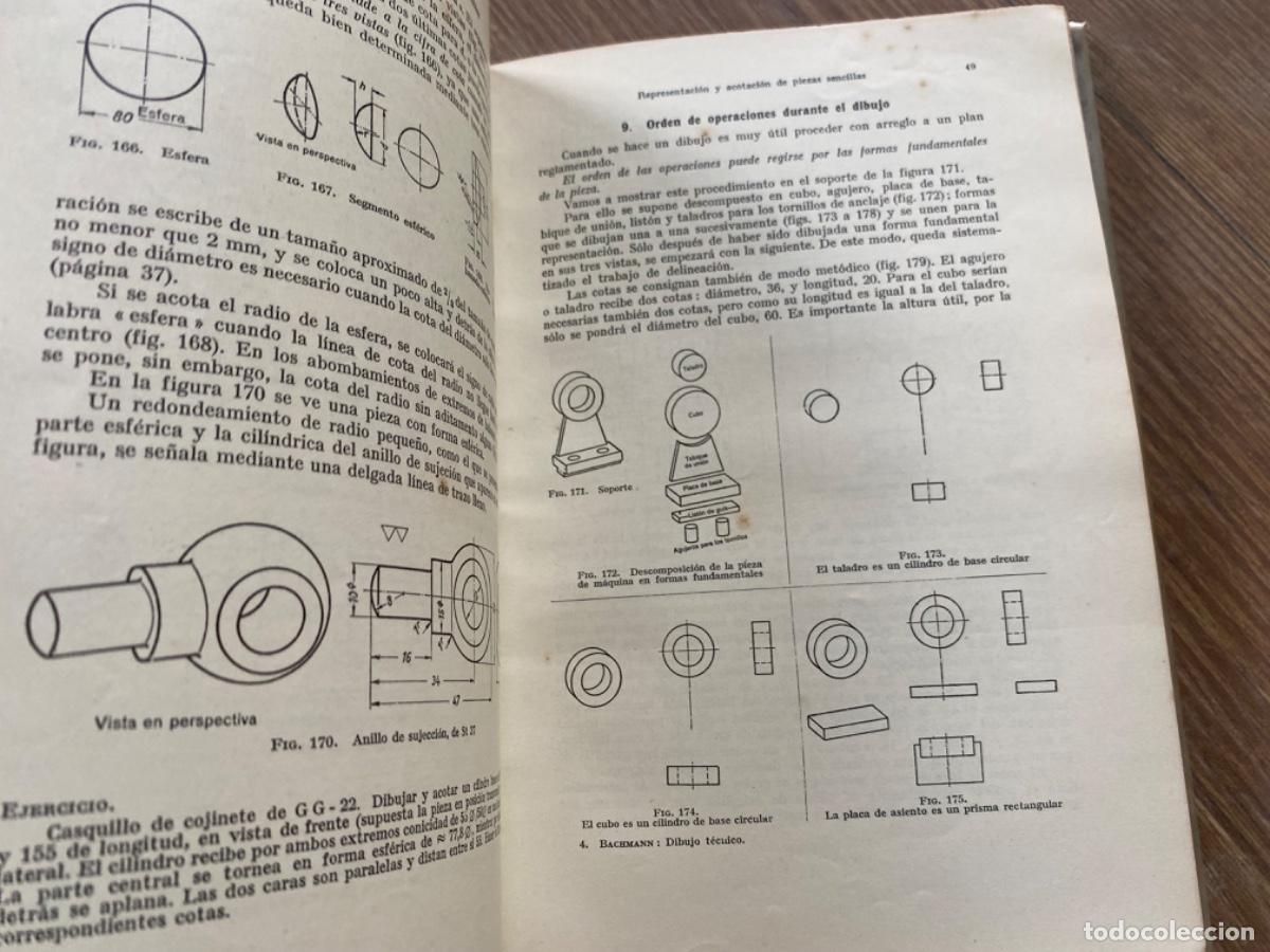 Libros de segunda mano: DIBUJO T&Eacute;CNICO Albert Bachmann y Rochard Forberg Ed. Labor - Foto 8