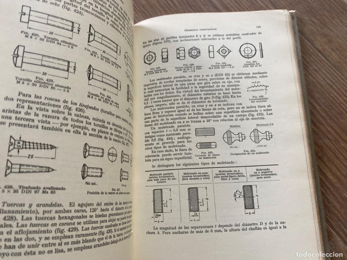 Libros de segunda mano: DIBUJO T&Eacute;CNICO Albert Bachmann y Rochard Forberg Ed. Labor - Foto 9