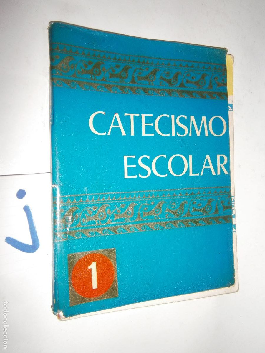 Libros de segunda mano: ANTIGUO LIBRO DE TEXTO - CATECISMO ESCOLAR - Foto 1