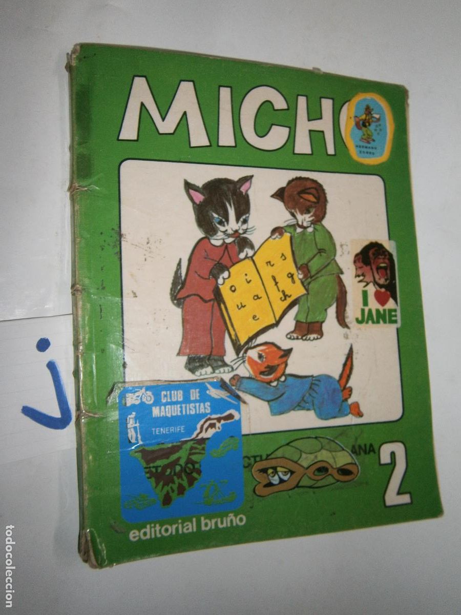 Libros de segunda mano: ANTIGUO LIBRO DE TEXTO - MICHO 2 (METODO DE LECTURA) - Foto 1