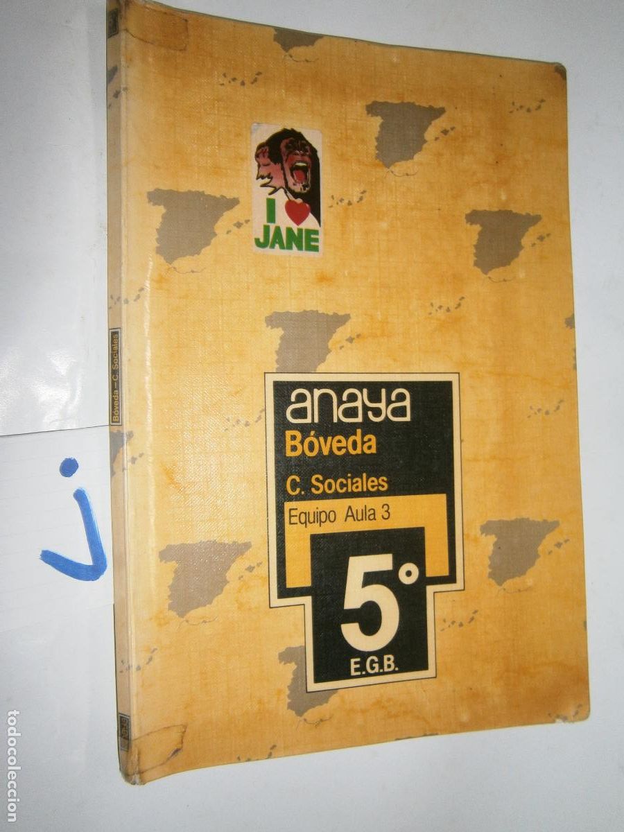 Libros de segunda mano: ANTIGUO LIBRO DE TEXTO - CIENCIAS SOCIALES 5&ordm; - Foto 1