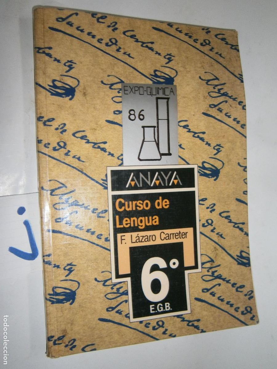 Libros de segunda mano: ANTIGUO LIBRO DE TEXTO - CURSO DE LENGUA 6&ordm; - Foto 1