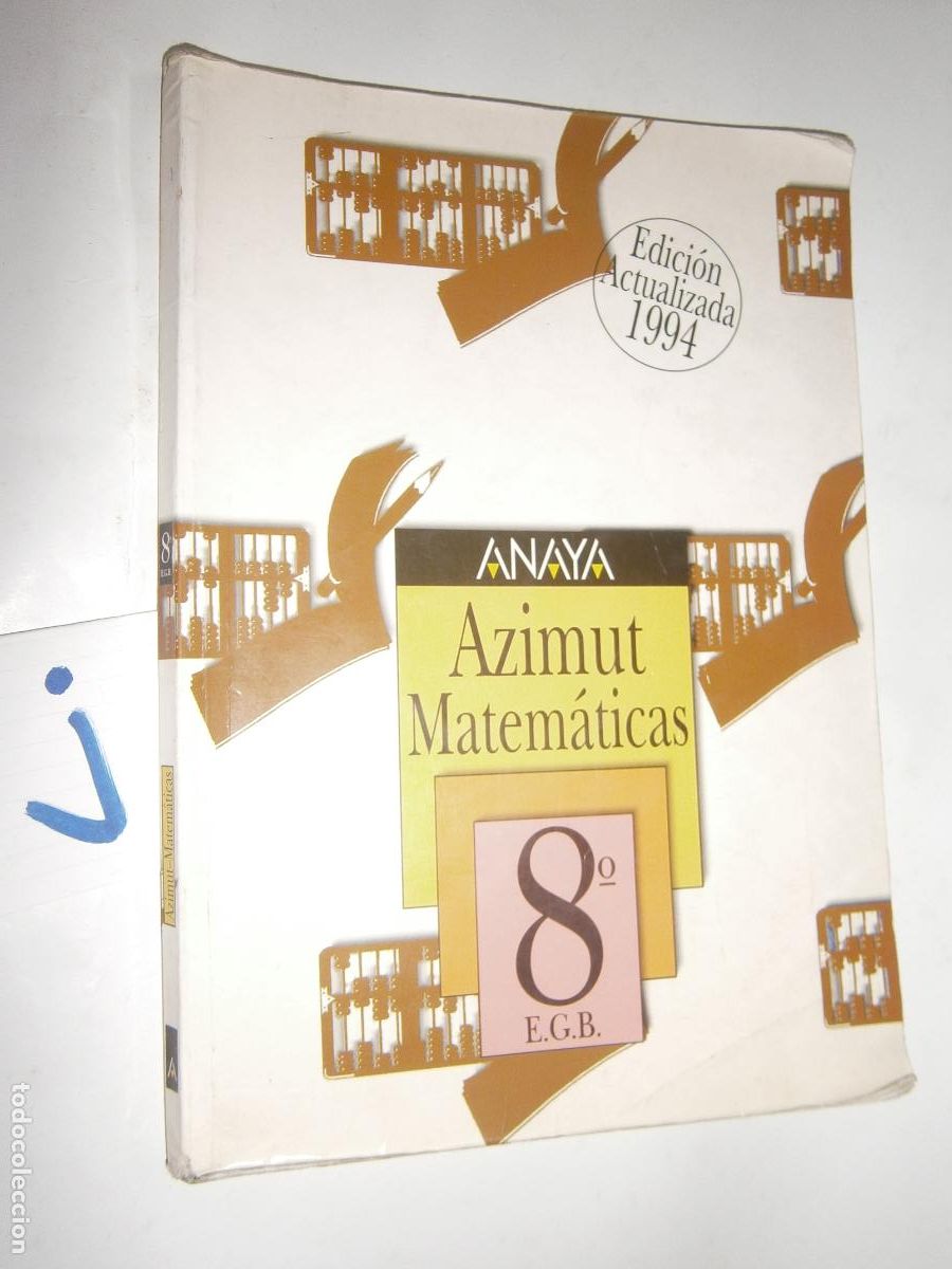 Libros de segunda mano: ANTIGUO LIBRO DE TEXTO - MATEMATICAS 8&ordm; - Foto 1